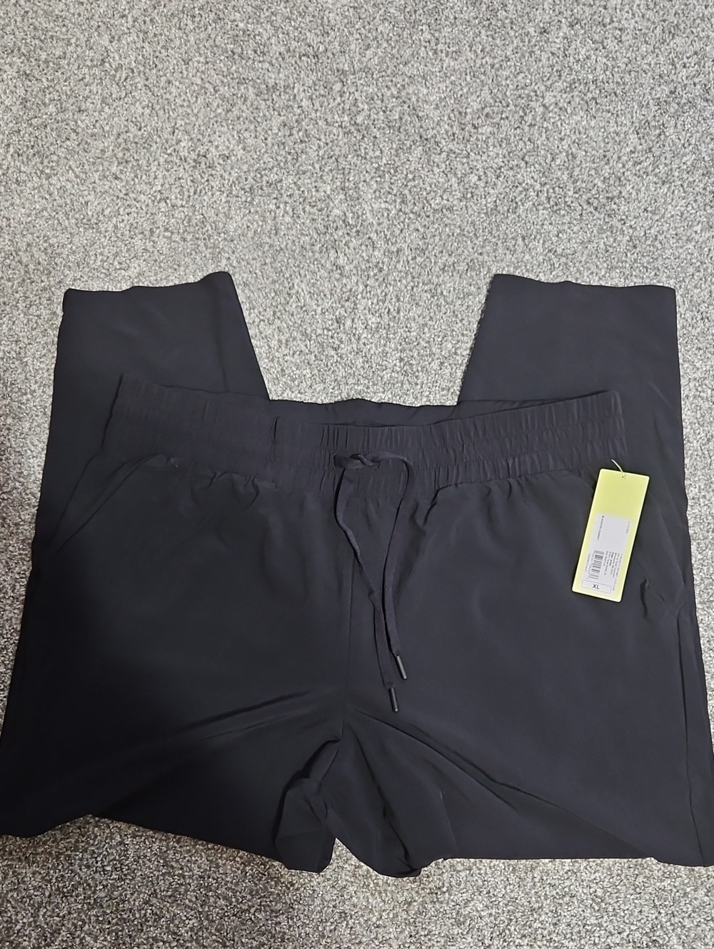 Women's Black Drawstring Casual Pants